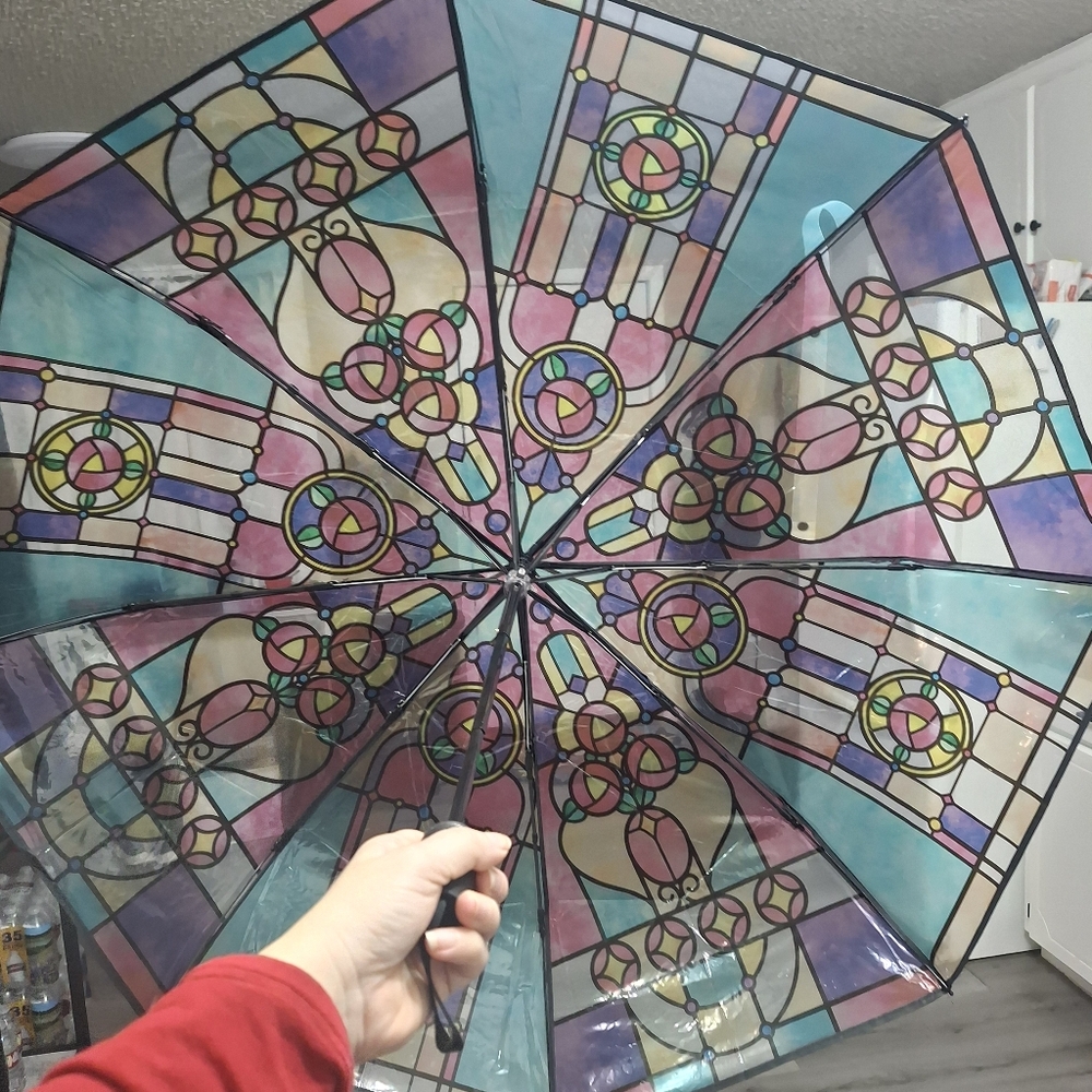 Stained GlassPattern Umbrella - Picture 5 of 7